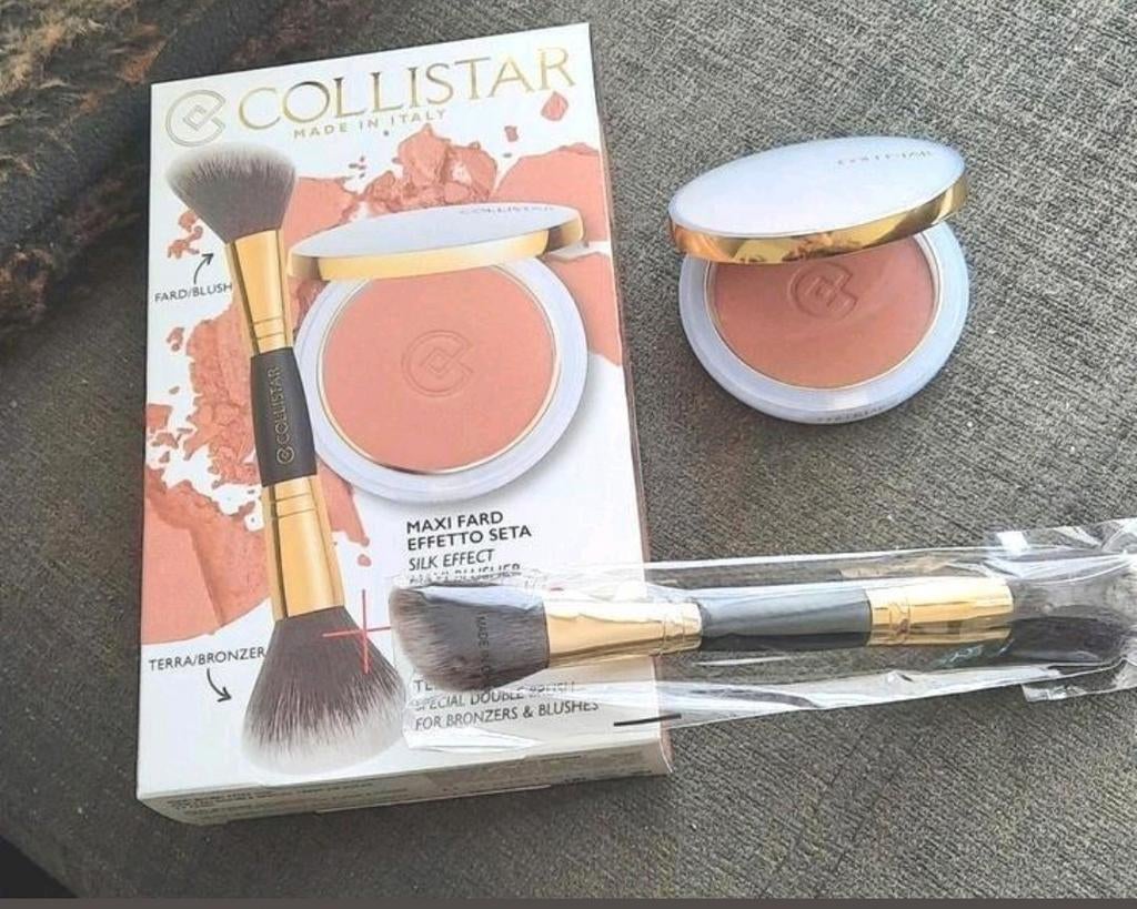 Collistar silk effect maxi bronzer terra 3 + dubbele brush, Sieraden, Tassen en Uiterlijk, Uiterlijk | Cosmetica en Make-up, Bruin
