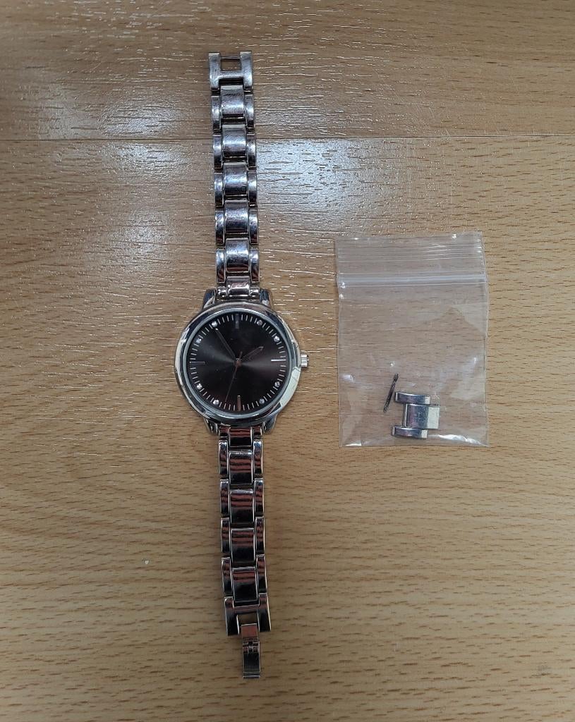 Horloge dames stainless steel zilverkleurig True SPIRIT, Overige merken, Staal, Gebruikt, Staal
