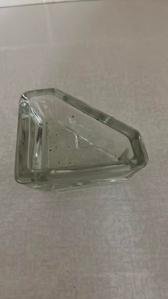 Wijwaterbakjes glas 4 stuks, Antiek en Kunst, Antiek | Religie, Ophalen of Verzenden