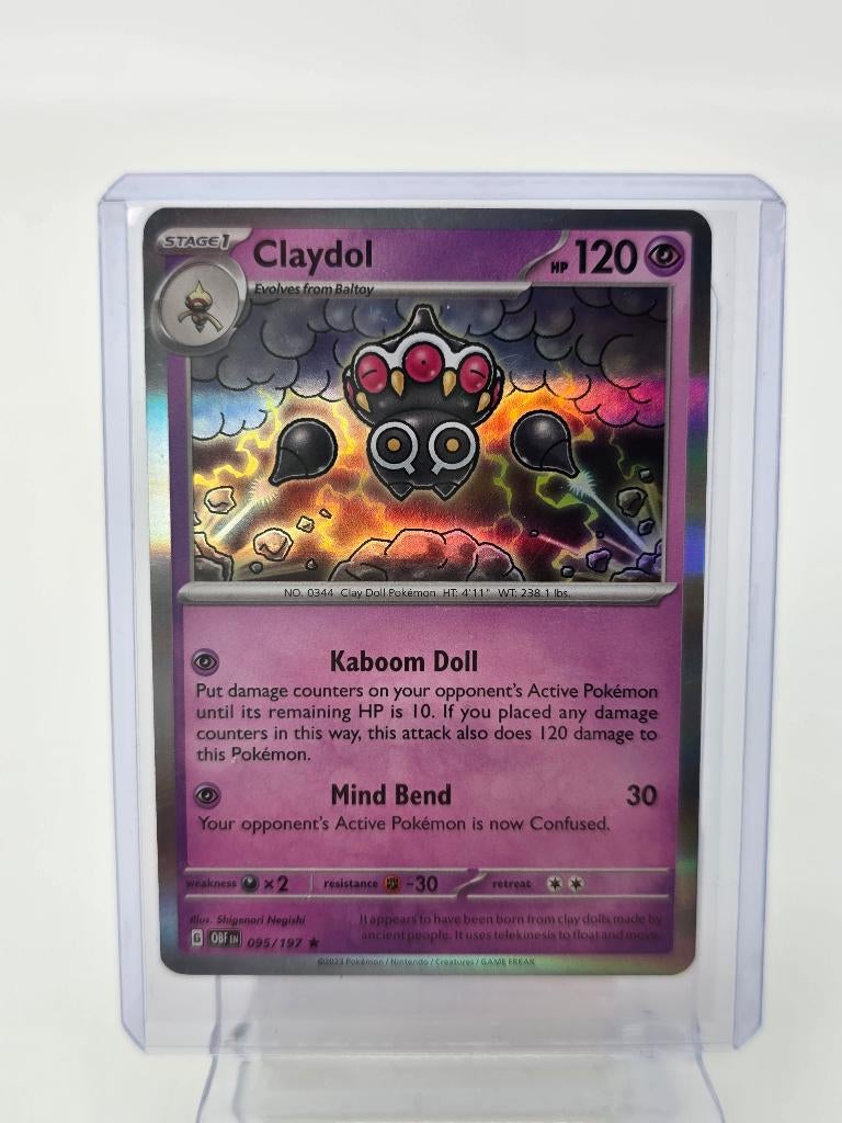 Claydol 095/197 Holo Pokemon TCG, Ophalen of Verzenden, Zo goed als nieuw, Losse kaart