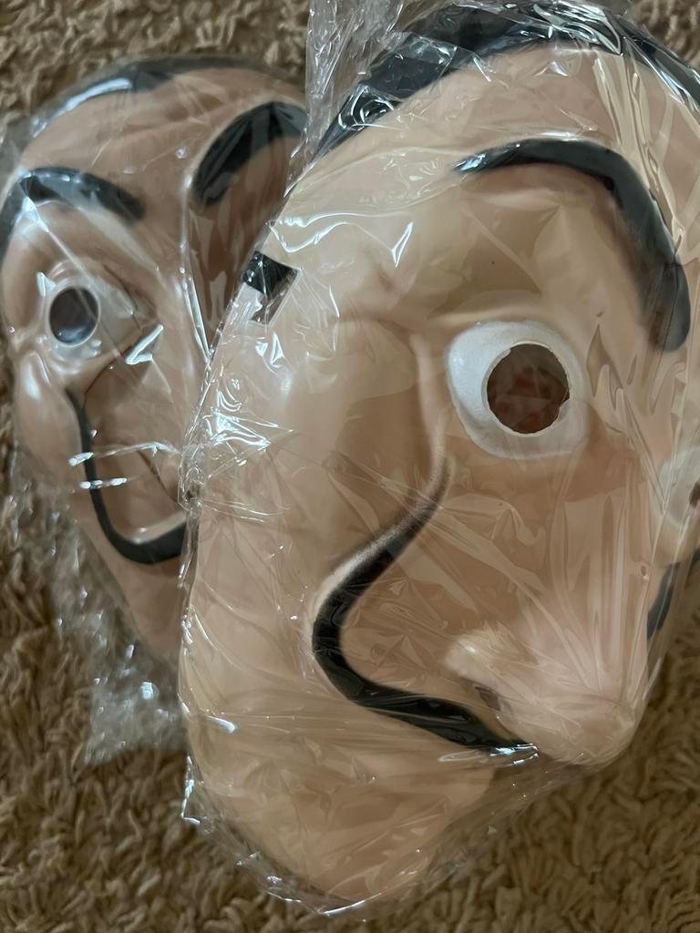 Carnaval Casa di Papel overal rood & masker maat XL, Kleding | Heren, Carnavalskleding en Feestkleding, Carnaval, Verzenden, Nieuw