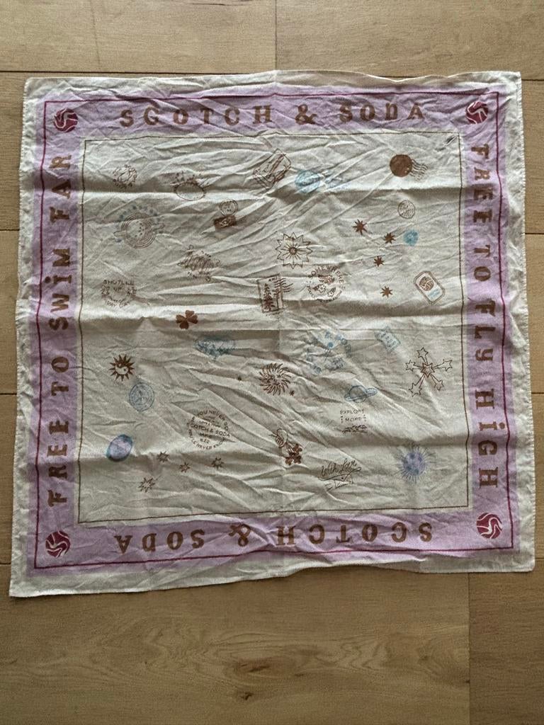 Sjaaltje - Merk Maison Scotch - ongedragen, Kleding | Dames, Ophalen of Verzenden, Zo goed als nieuw, Sjaal