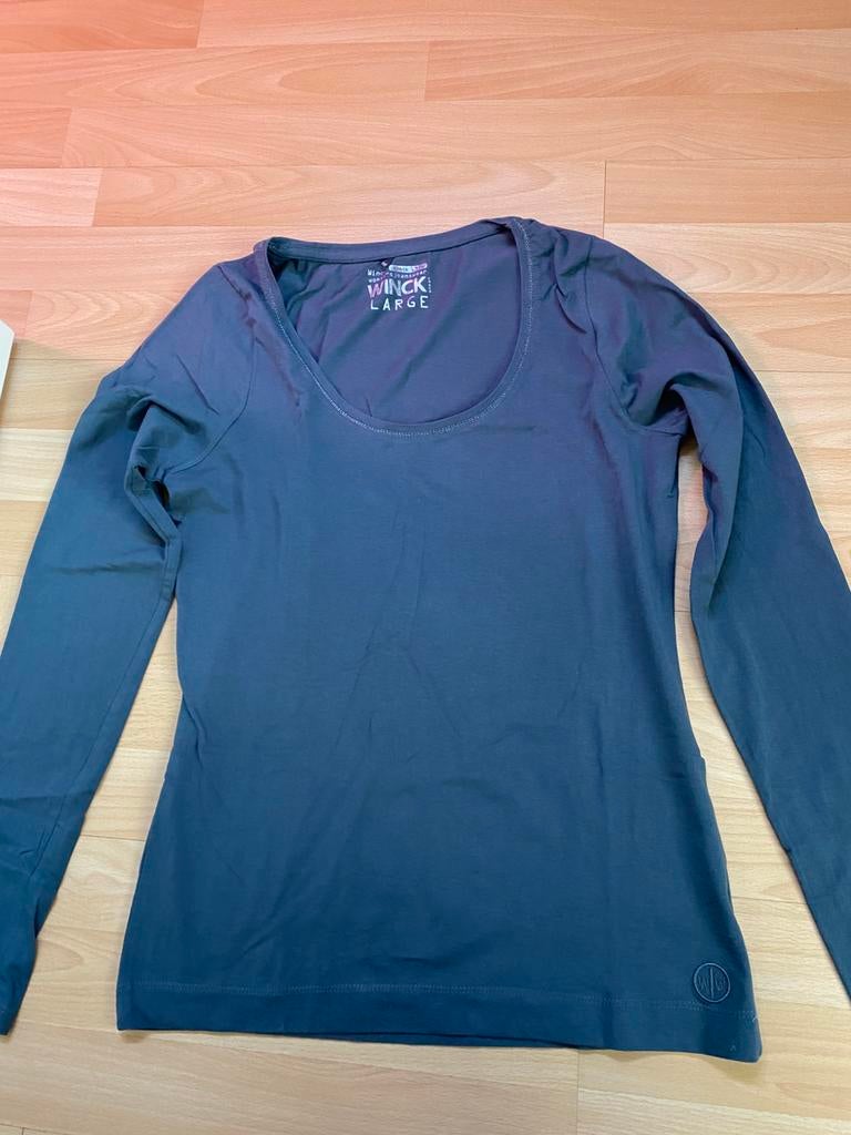 Nieuw Winck Jeans L 40 antraciet grijs lange mouw shirt, Maat 38/40 (M), Nieuw, Ophalen of Verzenden, Lange mouw