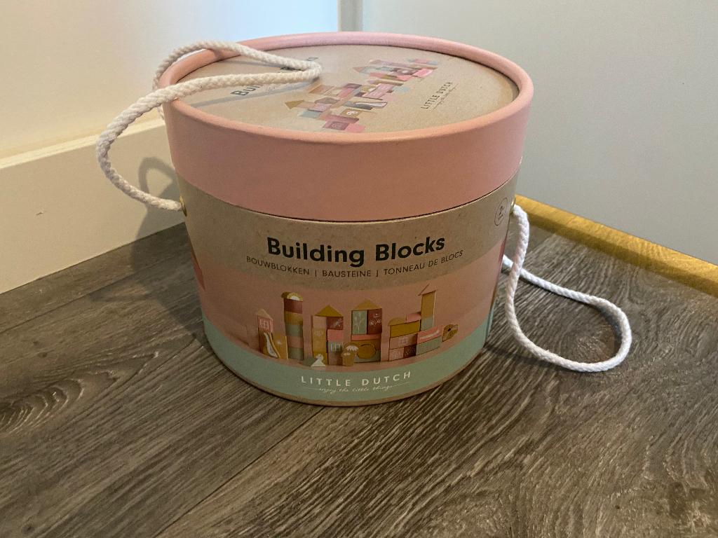 Little dutch blokkenbox roze, Ophalen, Zo goed als nieuw, Overige typen