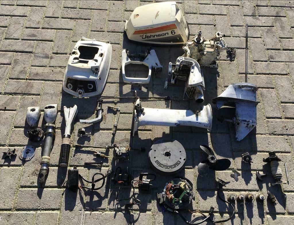 Evinrude Johnson 6 pk 2 takt buitenboordmotor onderdelen, Ophalen of Verzenden, Gebruikt, Motor en Techniek