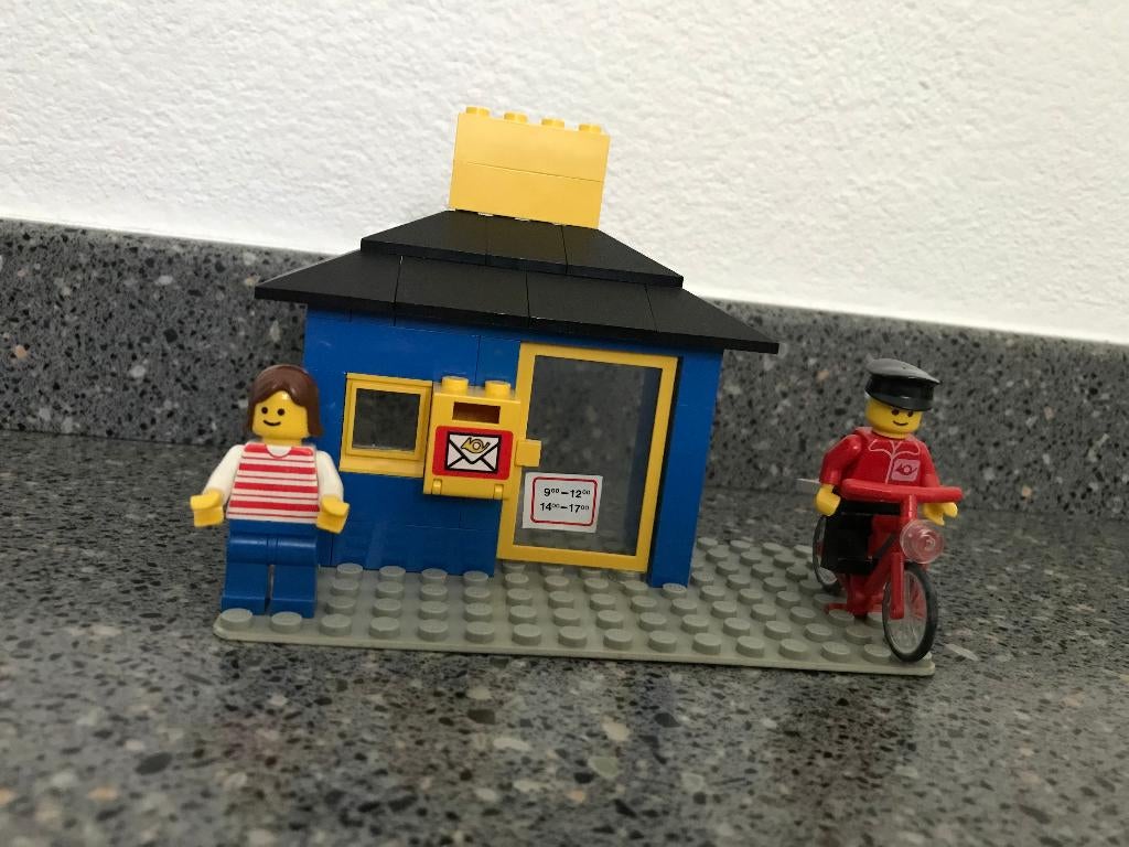 LEGO set 6689 Postkantoor (Post Office), Ophalen of Verzenden, Gebruikt