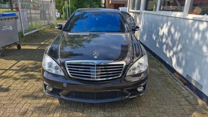 Mercedes S63L amg w221 ADVERTENTIE LEZEN, Auto's, Mercedes-Benz, Automaat, Achterwielaandrijving, Zwart, Leder