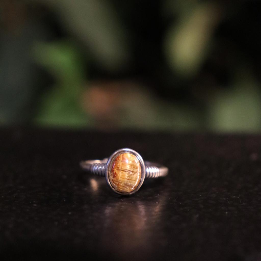 Rutielkwarts Ring - 925 Zilver - Verstelbaar, Nieuw, Ophalen of Verzenden, Met edelsteen, Dame