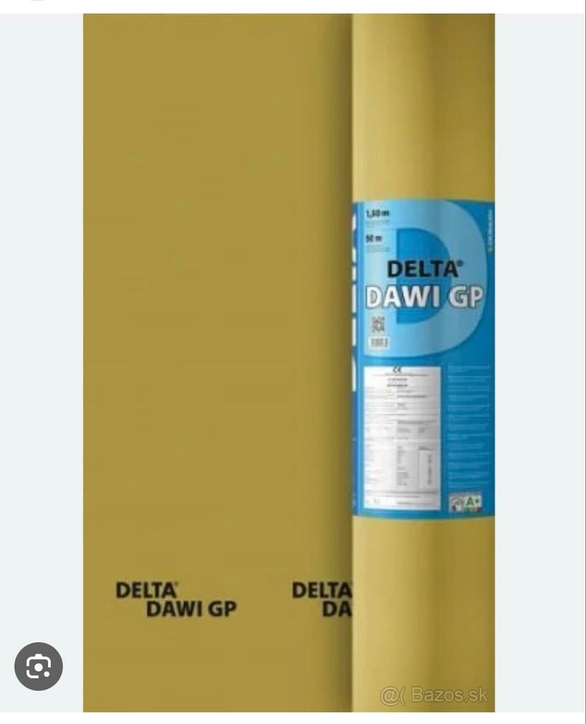 Dampdichte Folie - Delta Dawi GP, Doe-het-zelf en Verbouw, Isolatie en Afdichting, Minder dan 4 cm, Overige materialen, Nieuw