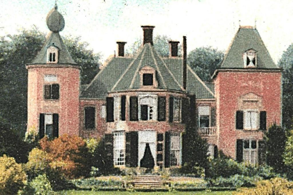 966284 Velsen NH 1907 Huize Rooswijk Postzegel afgeweekt, Ophalen of Verzenden, Voor 1920, Gelopen, Noord-Holland