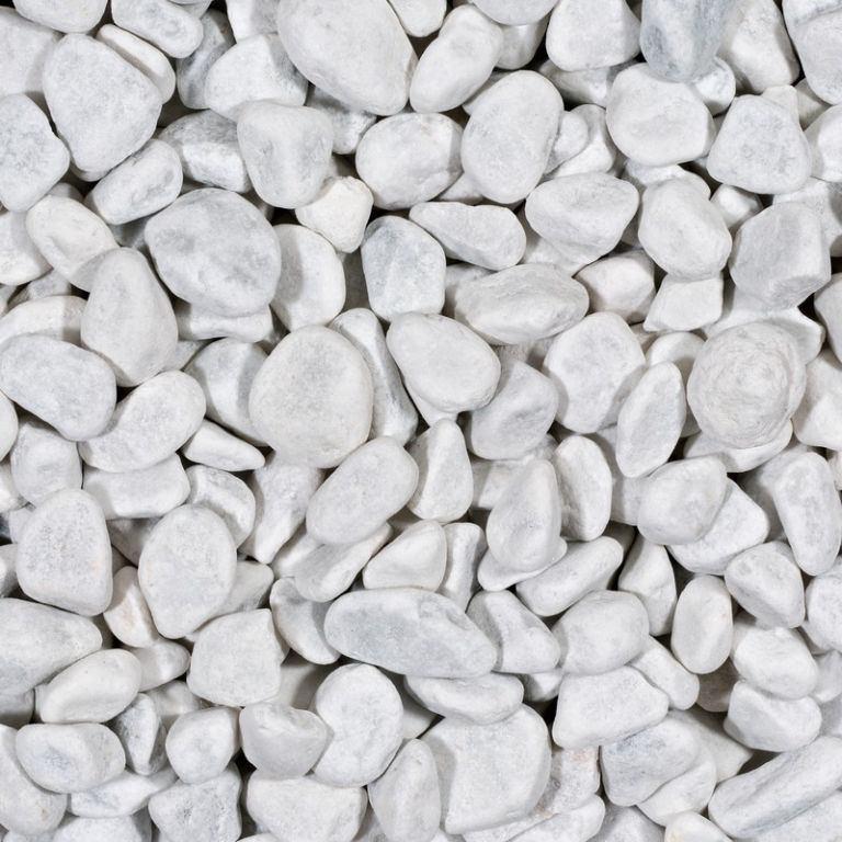 Carrara Keitjes 40–60 mm – zak 20 kg, Tuin en Terras, Grind, Keien en Split, Ophalen, Nieuw