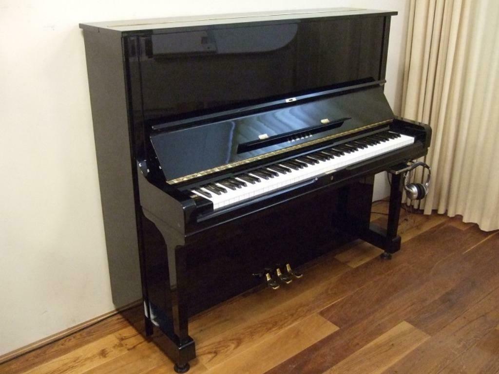 Yamaha U1-U3 Silent Piano -Zaterdag open dag- A-kwaliteit, Zwart, Ophalen of Verzenden, Zo goed als nieuw, Piano