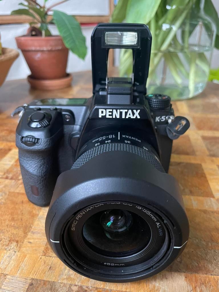 Pentax K-5 spiegelreflex camera met 2 lenzen en accessoires, Ophalen, Gebruikt, Spiegelreflex, Pentax