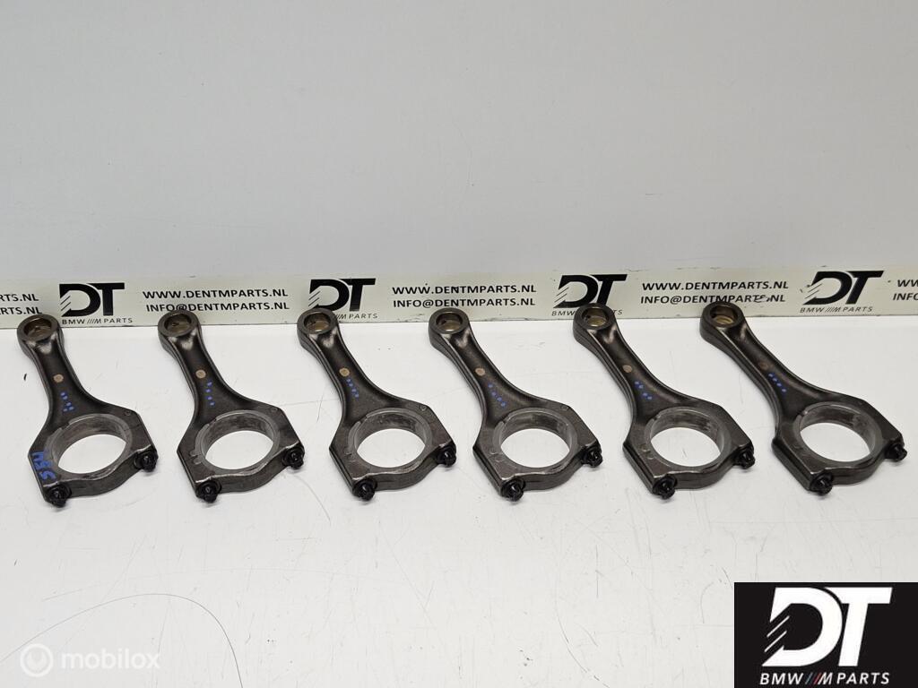Drijfstang set 6x M10 BMW E46 M3 S54 S54B32 11247834437, Auto-onderdelen, Gebruikt, Ophalen of Verzenden, BMW, BMW