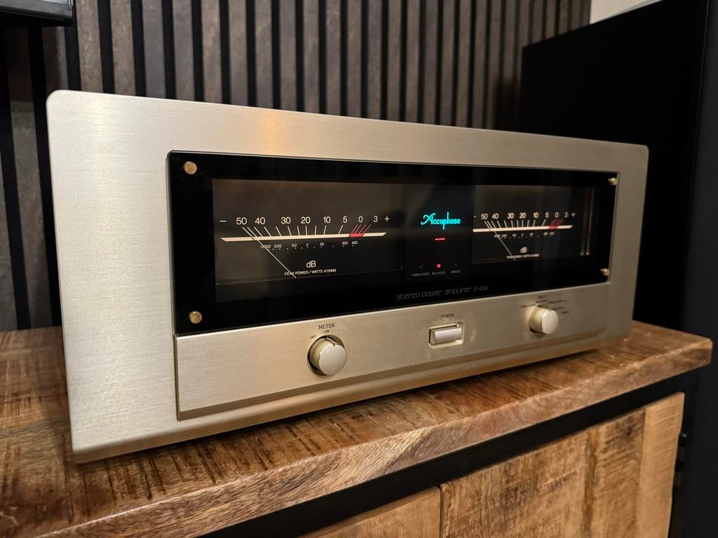 Mooie Accuphase P450 Eindversterker - Topklasse Audio, Audio, Tv en Foto, Versterkers en Receivers, Overige merken, Gebruikt, Ophalen of Verzenden