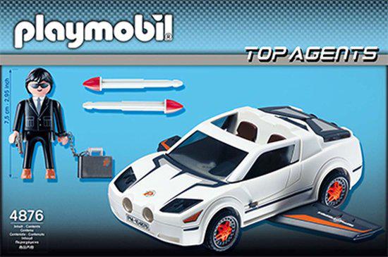 Playmobil 4876: Top Agents super racer, Kinderen en Baby's, Speelgoed | Playmobil, Ophalen of Verzenden, Zo goed als nieuw, Complete set