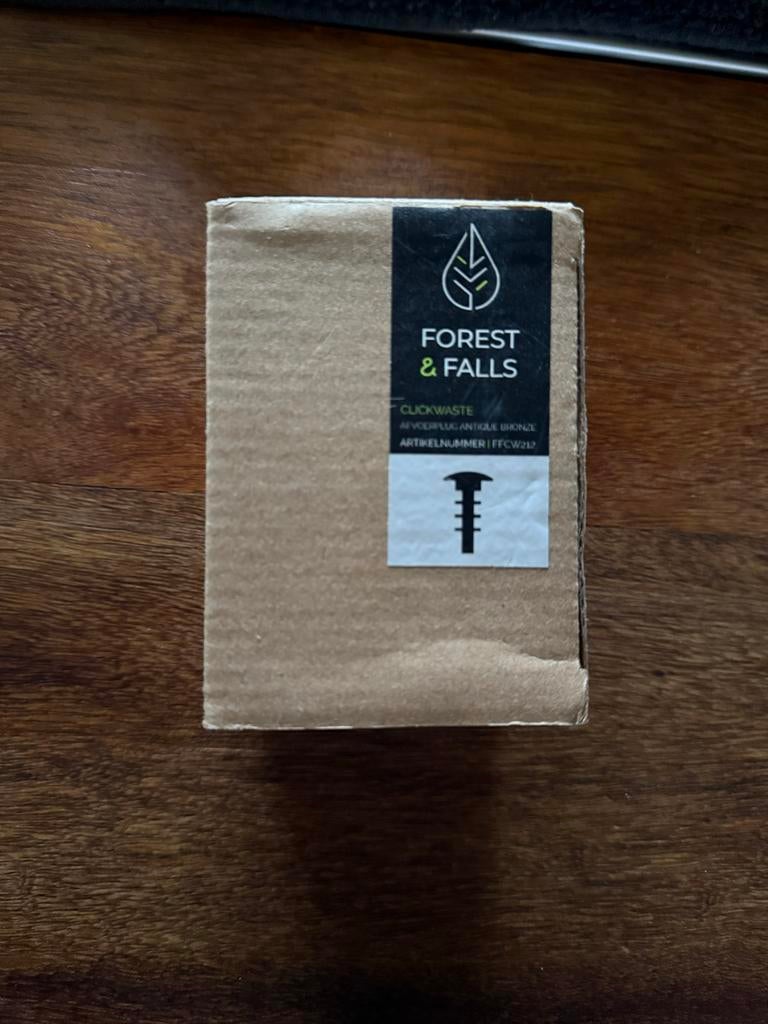 Nieuw:Forest & Falls clickwaste afvoerplug antique bronze, Ophalen of Verzenden, Nieuw, Overige kleuren, Overige typen