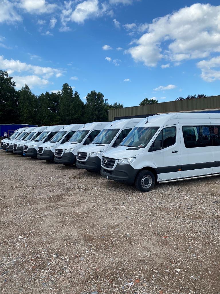 Mercedes Sprinter Tourer Rolstoelbus Groepsvervoer, Auto's, Mercedes-Benz, Automaat, Zwart, Wit, 14 km/l