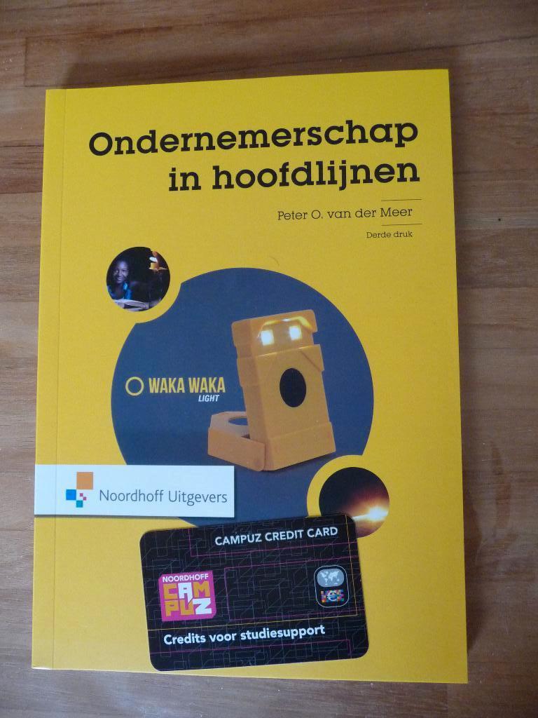 Ondernemerschap in hoofdlijnen 9789001834234, Boeken, Studieboeken en Cursussen, Gelezen, Peter O. van der Meer., Alpha, HBO