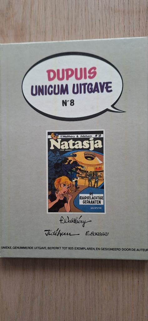 Natasja - De raadselachtige gedaanten, Boeken, Stripboeken, Eén stripboek, Ophalen of Verzenden, Zo goed als nieuw, Walthery & Jidéhem