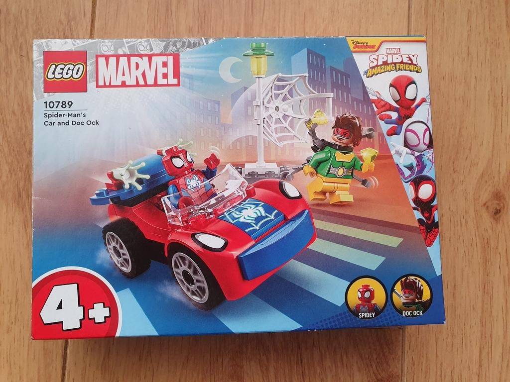 Lego Marvel spiderman auto en doc ock (10789)., Ophalen of Verzenden, Nieuw