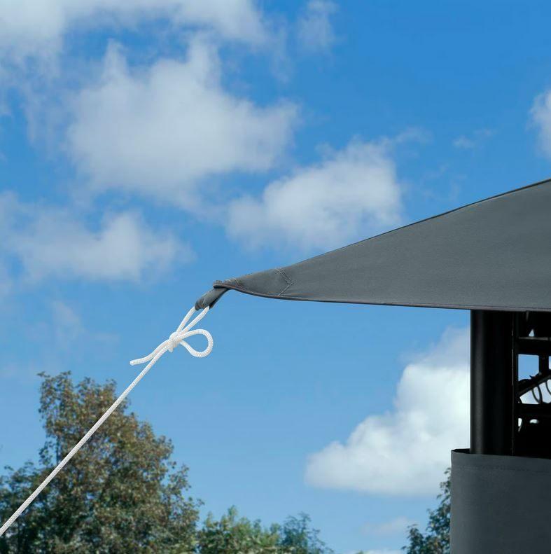 Partytent paviljoen pagodetent 3x4m Antraciet GRATIS BEZORGD, Verzenden, Minder dan 4 meter, Nieuw, Nvt