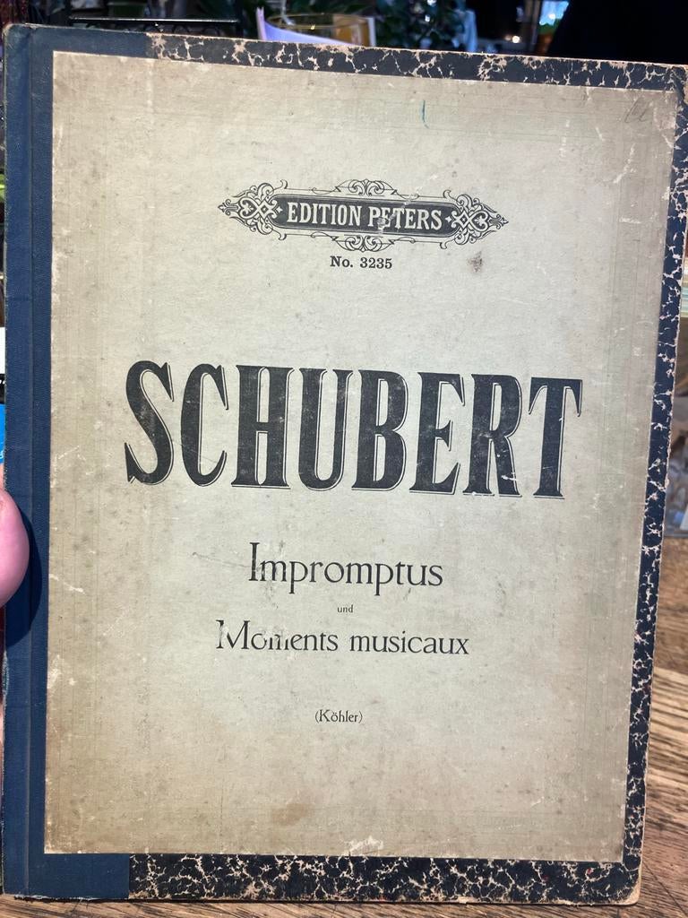 Schubert Impromptus - Edition Peters, Muziek en Instrumenten, Bladmuziek, Gebruikt, Klassiek, Ophalen of Verzenden, Artiest of Componist