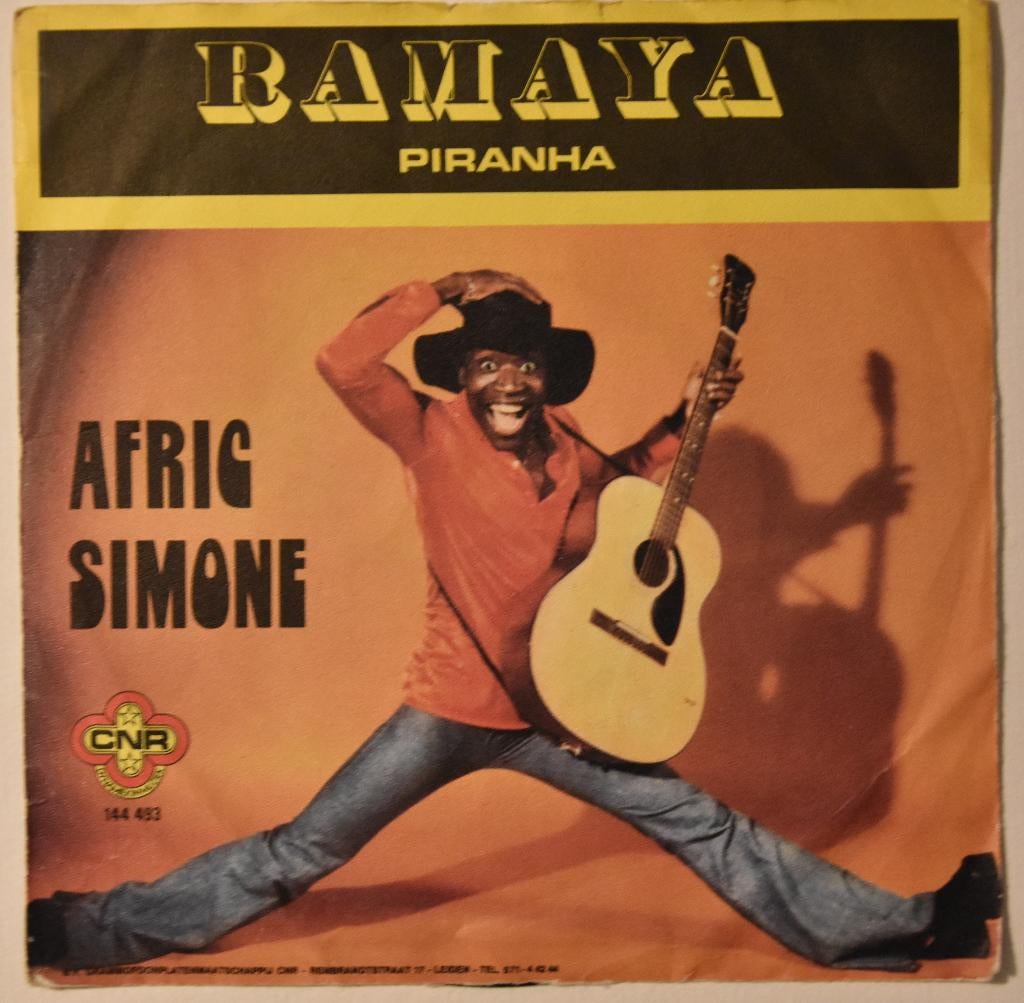 single vinyl RAMAYA Piranha Afric Simone 7" pop dans muziek, 7 inch, Single, Ophalen of Verzenden, Zo goed als nieuw
