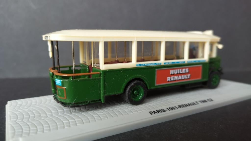Renault Autobus TN6 C2 Paris 1961 1:76 Atlas Collections Pol, Hobby en Vrije tijd, Modelauto's | Overige schalen, Verzenden, .