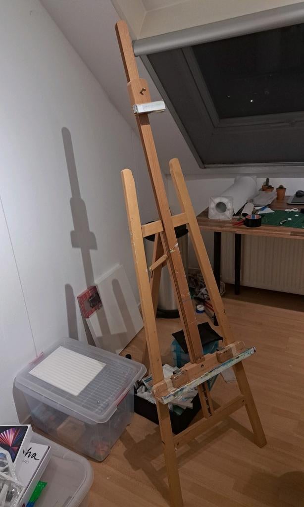 Mabef schildersezel 50 cm breed verstelbaar 180cm, Hobby en Vrije tijd, Schilderen, Ophalen of Verzenden