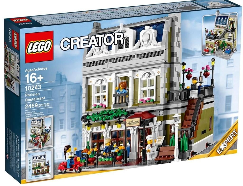 Te huur: Lego Parijs / Parisian Restaurant 10243, Kinderen en Baby's, Speelgoed | Duplo en Lego, Gebruikt, Lego, Complete set