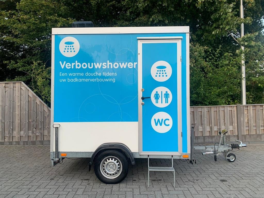 Mobiele badkamer / nooddouche / verbouwshower te huur!, Ophalen, -, -, -