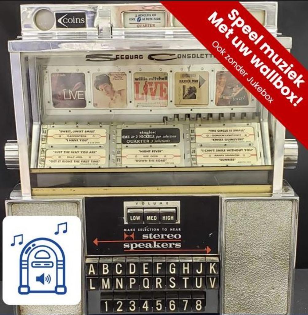 Wallbox MP3 speler (voor Seeburg,Wurlitzer,Ami,Rock-Ola,..), Ophalen of Verzenden, Zo goed als nieuw, 1950 tot 1960, Seeburg