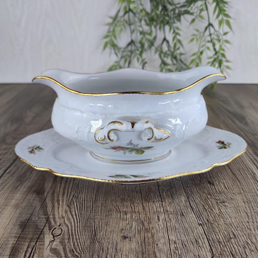 Rosenthal Sanssouci Moosrose Sauciere / Juskom vaste schotel, Ophalen of Verzenden