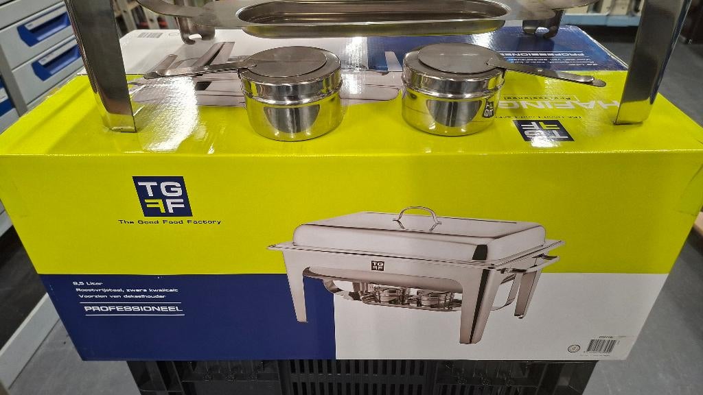 TGFF (The Good Food Factory) Chafer au bain marie bak RVS, ., Nieuw, Ophalen of Verzenden, .