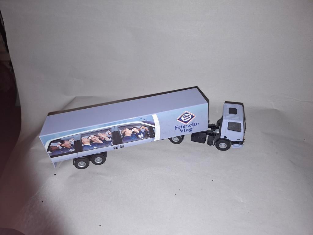 Lion Toys Daf Campina Melkwagen in Doos, Ophalen of Verzenden, Zo goed als nieuw, Bus of Vrachtwagen, Lion Toys
