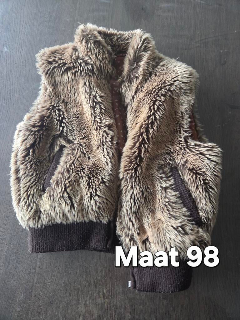 Schattig bont gilet maat 98, Meisje, Ophalen of Verzenden, Zo goed als nieuw, Onbekend