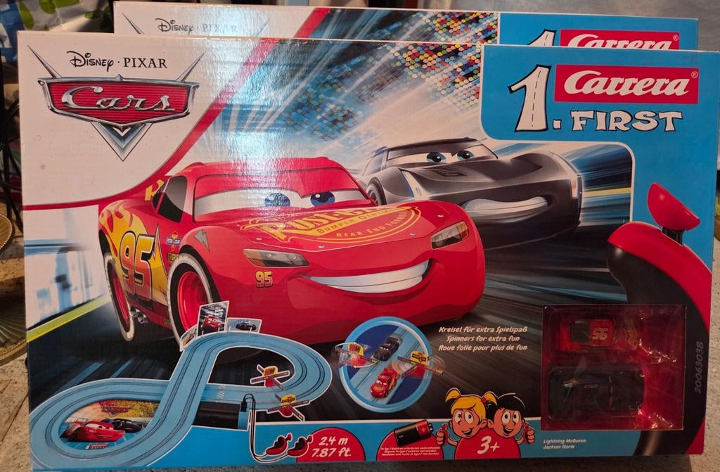 Racebaan Cars 1 first racebaan 2x, Ophalen of Verzenden, Nieuw, Elektrisch, Overige merken