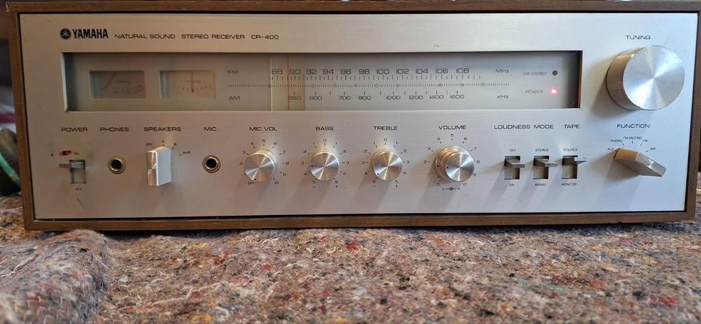 Yamaha CR-400 Stereo Receiver - Vintage Klassieker, Audio, Tv en Foto, Versterkers en Receivers, Ophalen, Gebruikt, Stereo, Yamaha