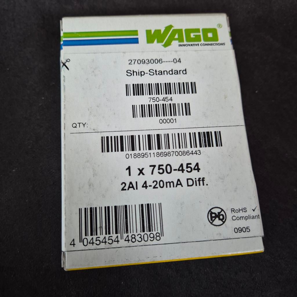Wago 750-454, Ophalen of Verzenden, Nieuw