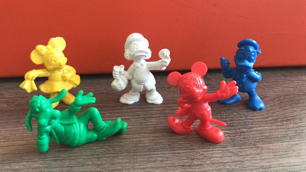 Vintage Pionnen Figuren Spel de Schat van Dagobert 4 cm, Ophalen of Verzenden, Overige figuren, Beeldje of Figuurtje