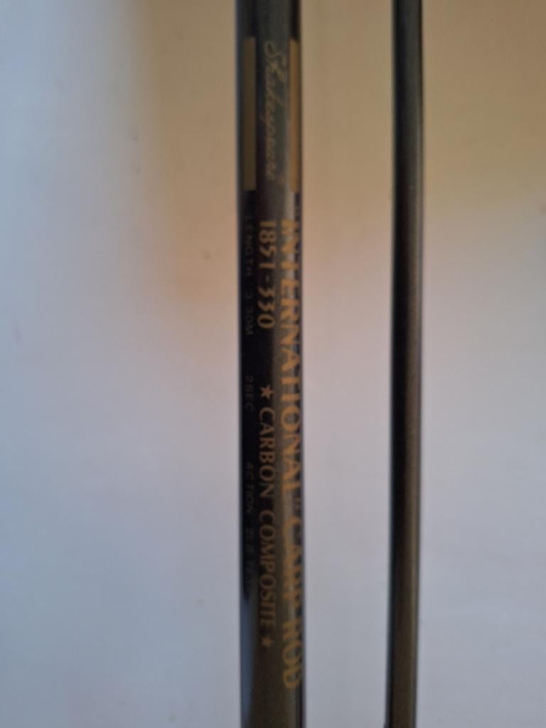 Shakespeare Carbon Karperhengel 3.30m, Ophalen of Verzenden, Gebruikt, Werphengel