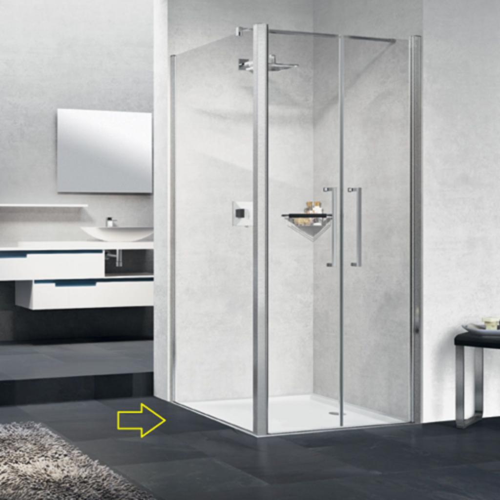 douchedeur 2 delige  met zijwand, Ophalen, Nieuw, Douche