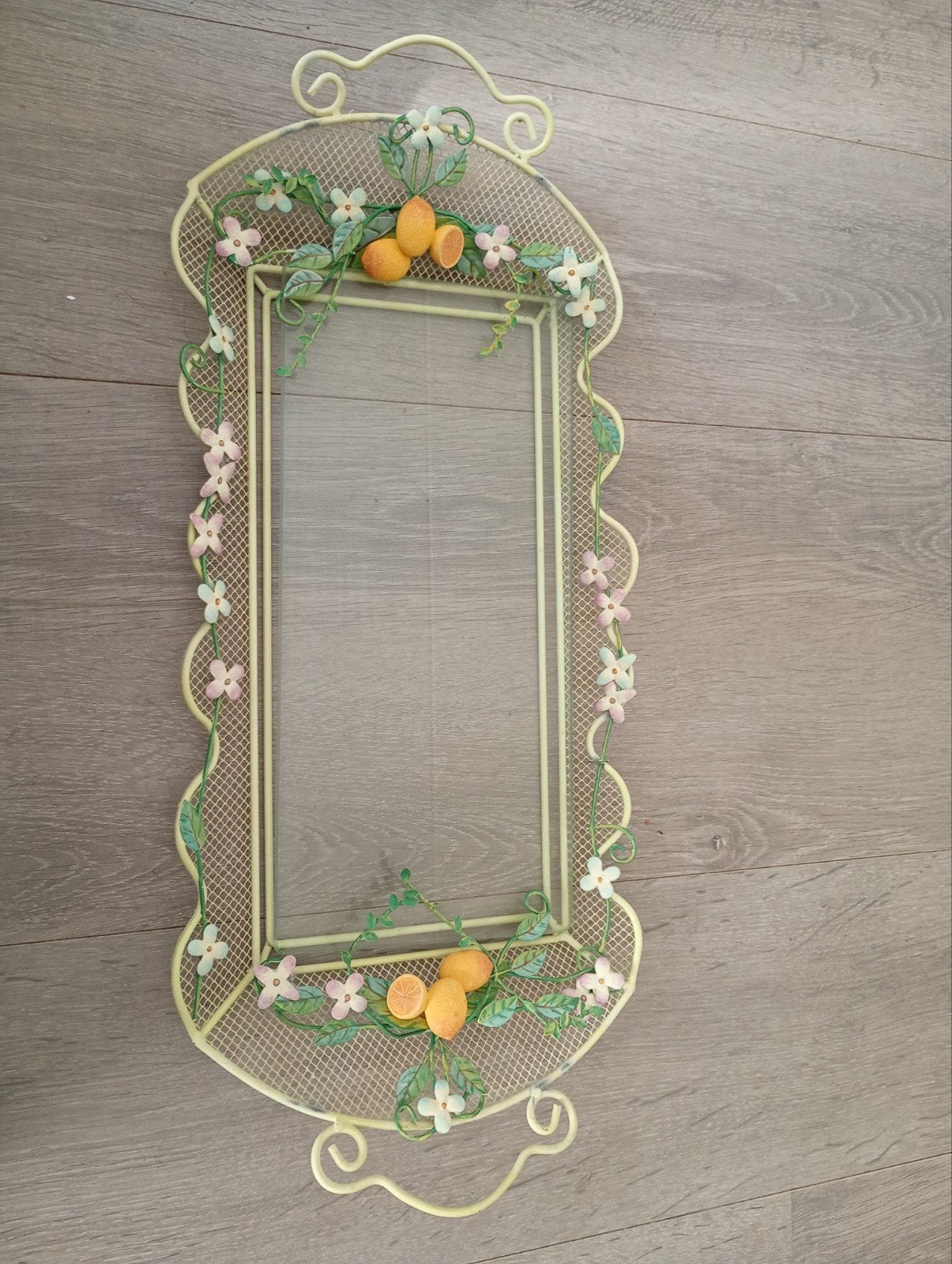 Prachtig Vintage Italiaans Serveerblad, Ophalen of Verzenden
