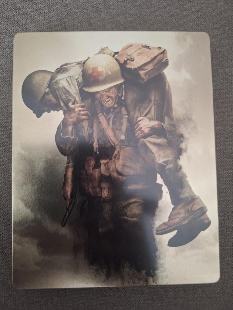 Hacksaw Ridge Blu-ray Steelbook - Zo goed als nieuw, Cd's en Dvd's, Ophalen of Verzenden, Zo goed als nieuw, Actie, Boxset