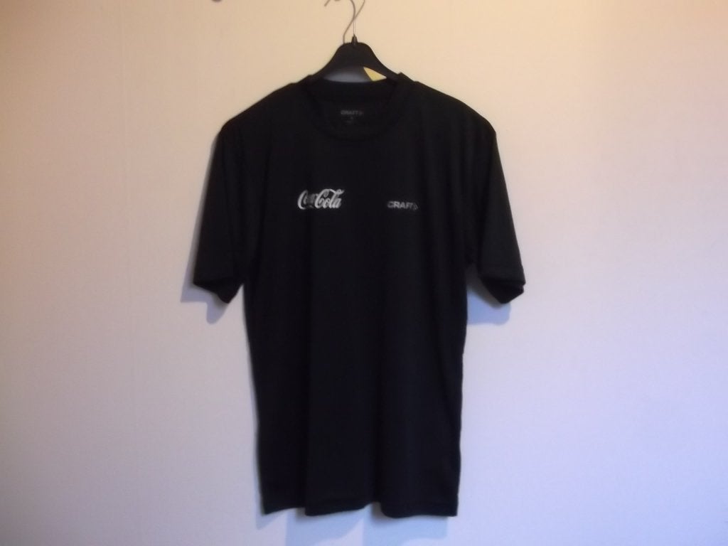 T-shirt. Coca-Cola loopt Marathon., Ophalen of Verzenden, Gebruikt, Shirt, Craft L1 Ventilation.