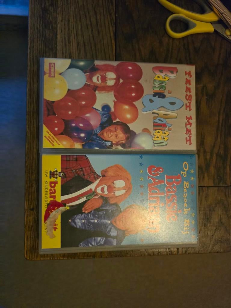 Bassie en adriaan vhs, Cd's en Dvd's, VHS | Kinderen en Jeugd, Gebruikt, Alle leeftijden, Kinderprogramma's en -films, Overige typen