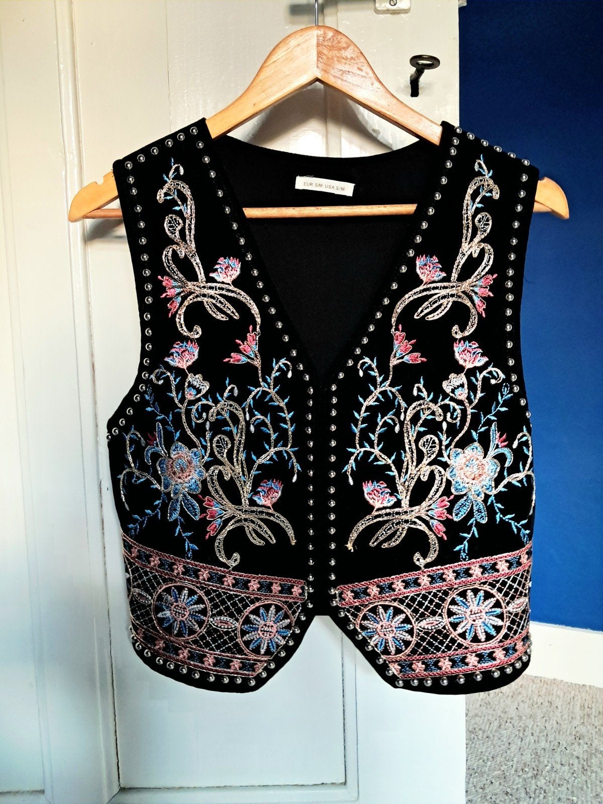Prachtig glimmend fluwelen gilet, Ophalen of Verzenden, Zo goed als nieuw