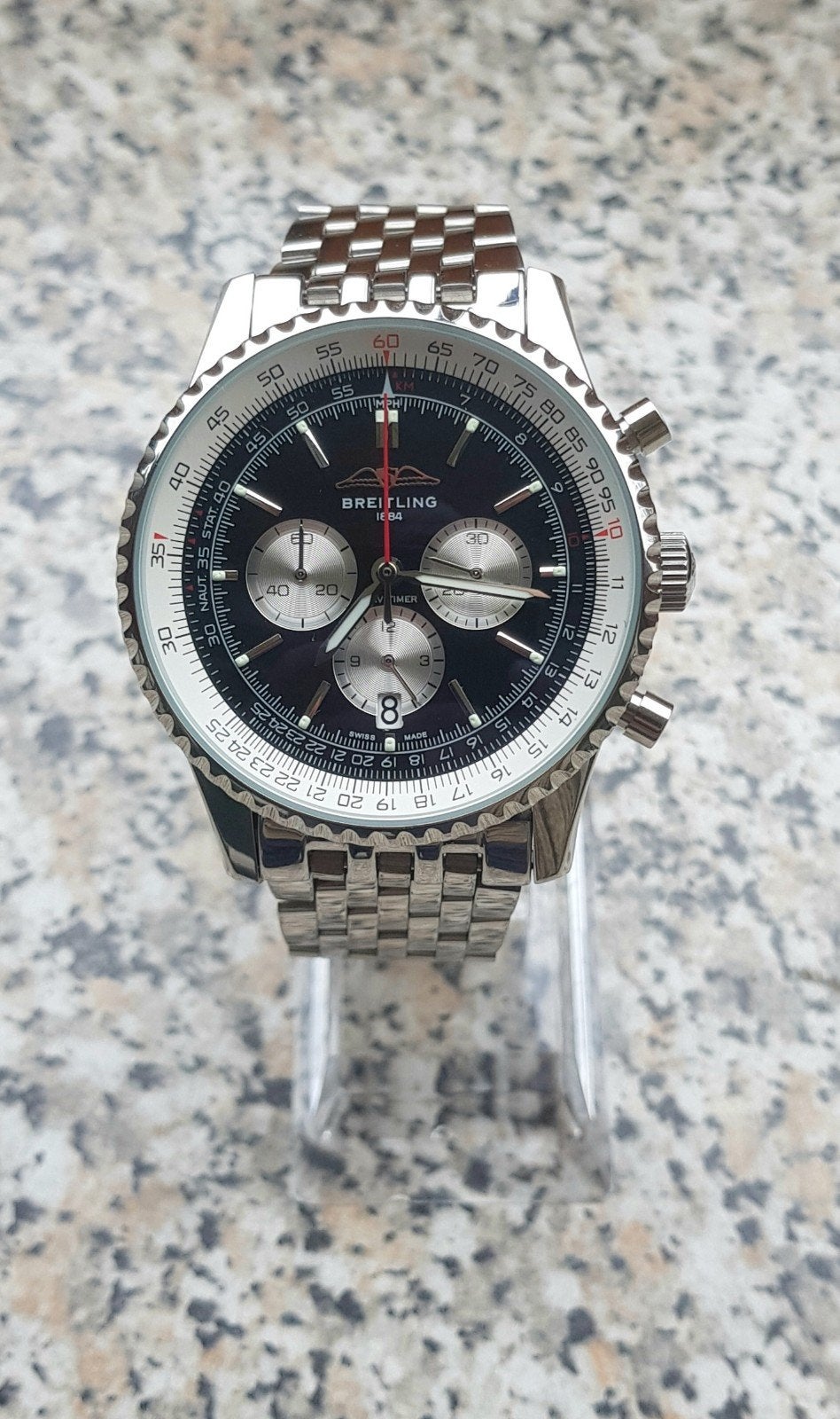 Breitling Navitimer, Ophalen of Verzenden, Nieuw, Staal, Breitling