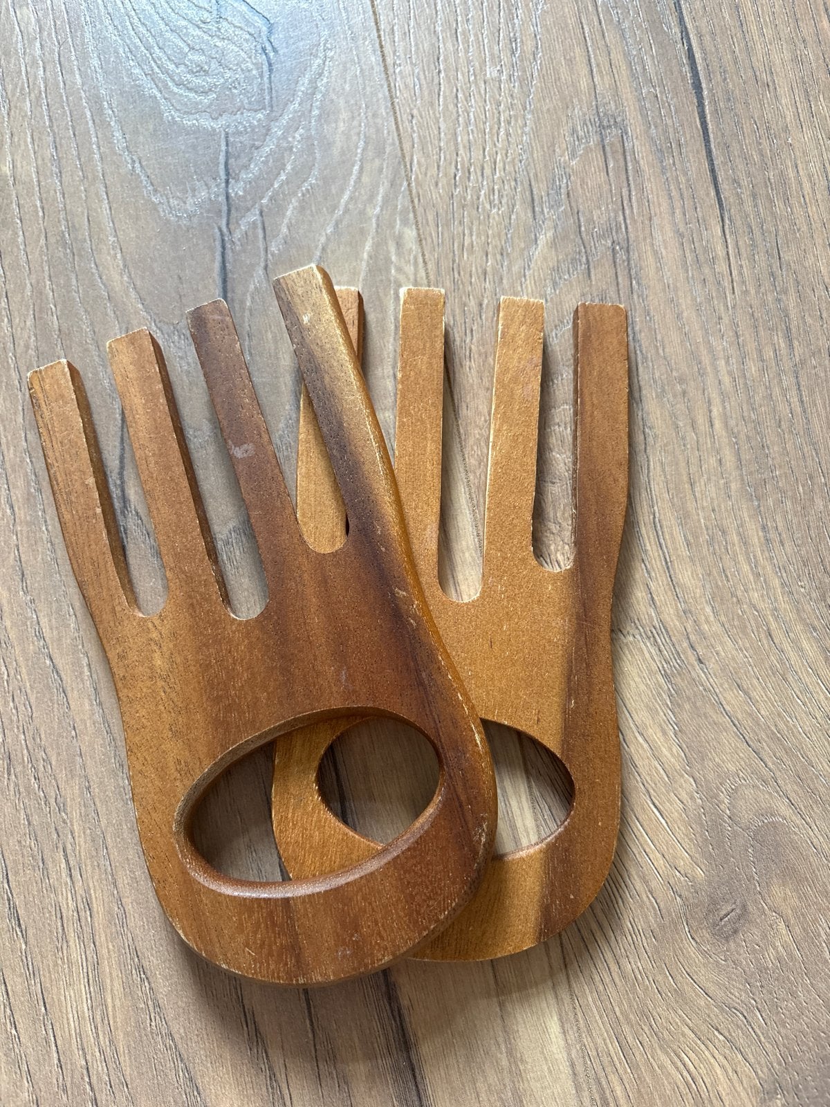 Houten sla couvert van Dille & Kamille, Ophalen, Hout, Overige typen, Gebruikt